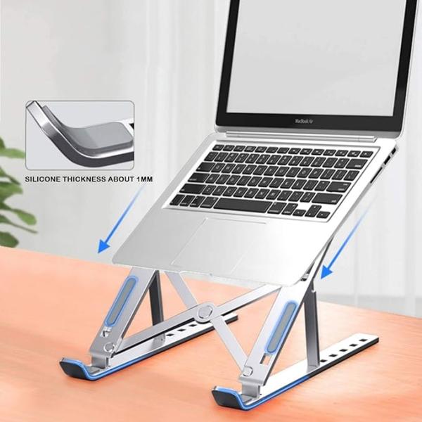 NB Aluminum Alloy Laptop & Tablet Stand -Silver