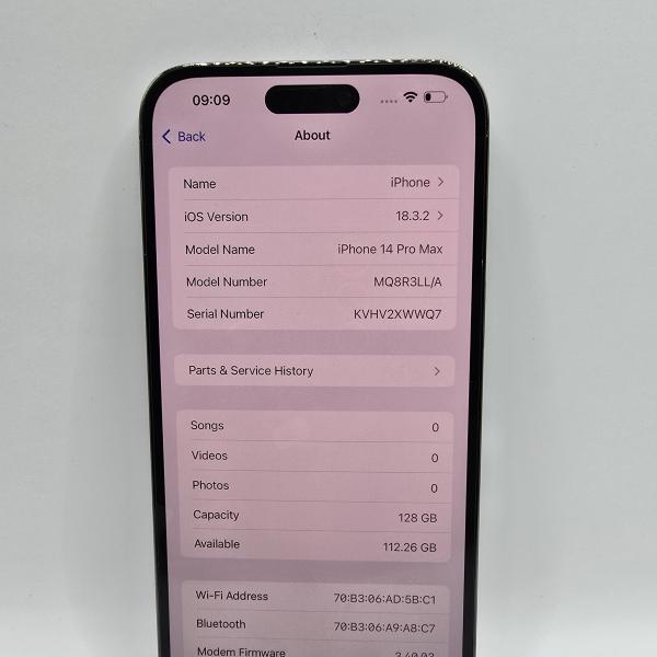 Apple iPhone 14 Pro Max - 128gb - 82% Battery Health - No Face id - Used